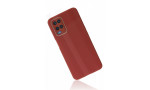 Newface Oppo A54 4G Kılıf Glass Kapak - Bordo