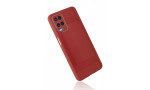 Newface Oppo A54 4G Kılıf Glass Kapak - Bordo
