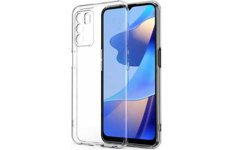 Newface Oppo A55 Kılıf Lüx Şeffaf Silikon
