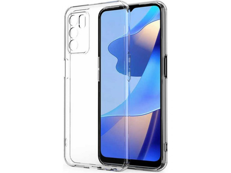 Newface Oppo A55 Kılıf Lüx Şeffaf Silikon