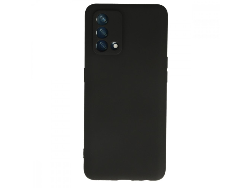 Newface Oppo A74 4G Kılıf First Silikon - Siyah