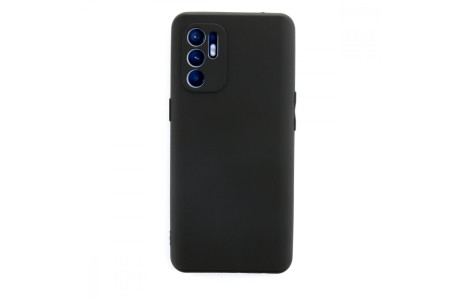 Newface Oppo Reno 6 Kılıf First Silikon - Siyah