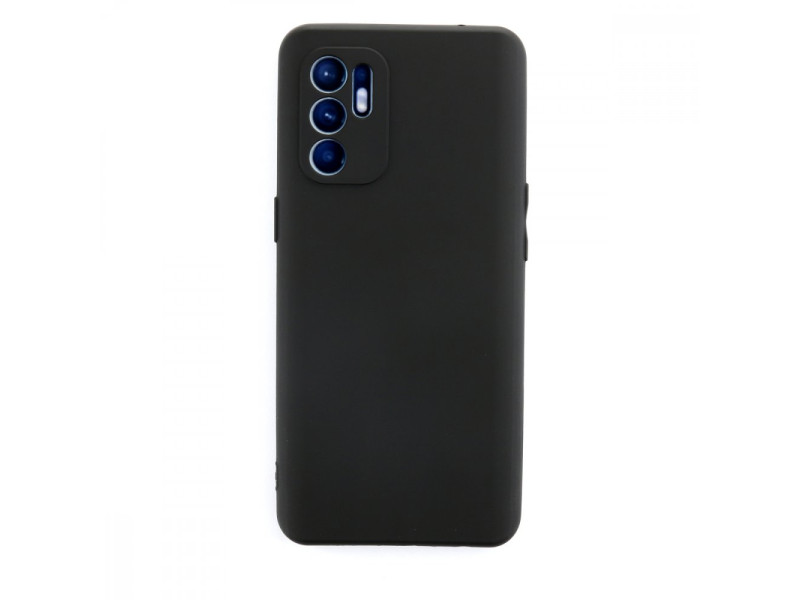 Newface Oppo Reno 6 Kılıf First Silikon - Siyah