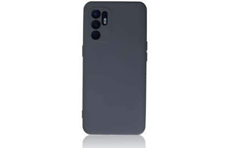 Newface Oppo Reno 6 Kılıf Nano içi Kadife Silikon - Gri