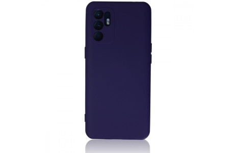 Newface Oppo Reno 6 Kılıf Nano içi Kadife Silikon - Mor