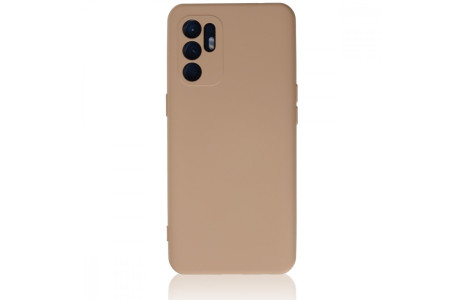 Newface Oppo Reno 6 Kılıf Nano içi Kadife Silikon - Pudra