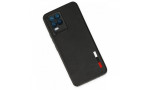 Newface Realme 8 Kılıf Loop Deri Silikon - Siyah