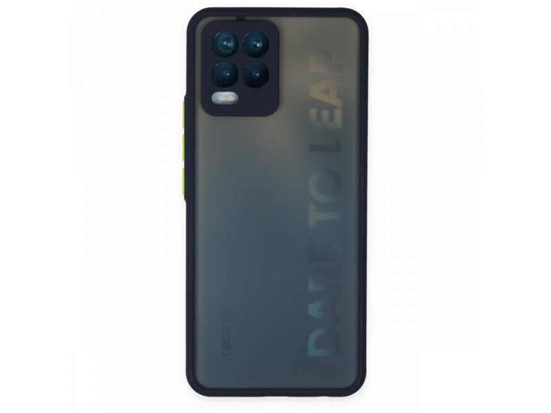 Newface Realme 8 Kılıf Montreal Silikon Kapak - Lacivert