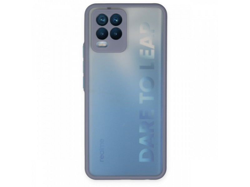 Newface Realme 8 Pro Kılıf Montreal Silikon Kapak - Gri