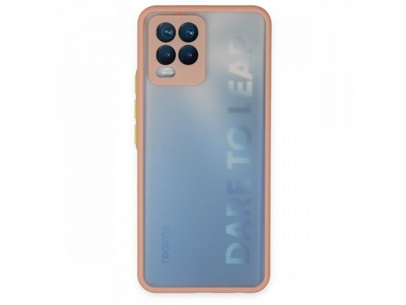 Newface Realme 8 Pro Kılıf Montreal Silikon Kapak - Pembe