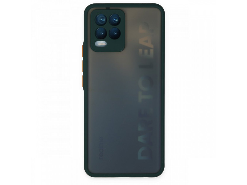 Newface Realme 8 Pro Kılıf Montreal Silikon Kapak - Yeşil