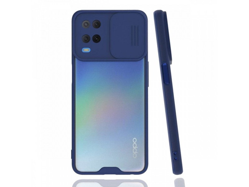 Newface Realme 8 Pro Kılıf Platin Kamera Koruma Silikon - Lacivert