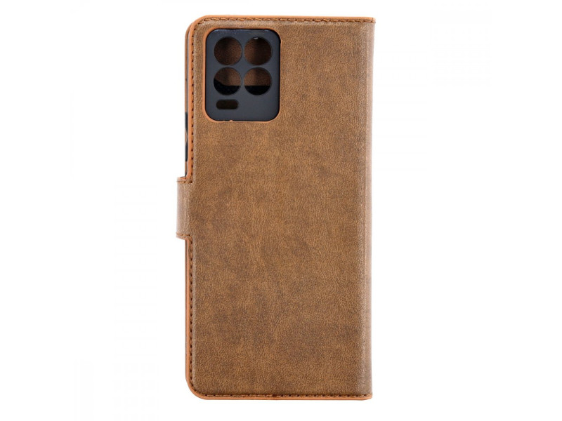 Newface Realme 8 Pro Kılıf Trend S Plus Kapaklı Kılıf - Taba