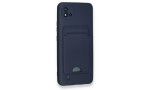Newface Realme C11 2021 Kılıf Kelvin Kartvizitli Silikon - Lacivert