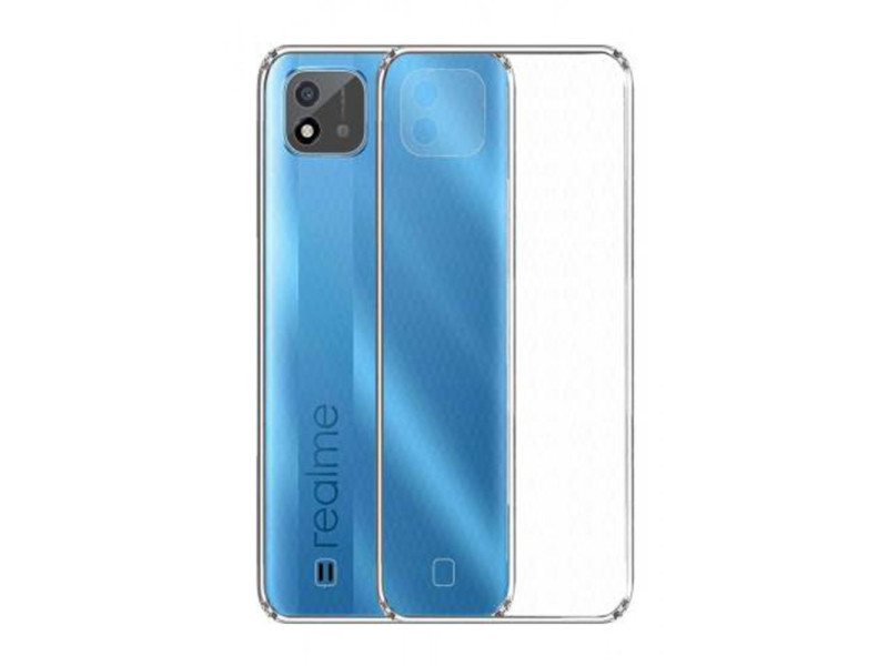Newface Realme C11 2021 Kılıf Lüx Şeffaf Silikon