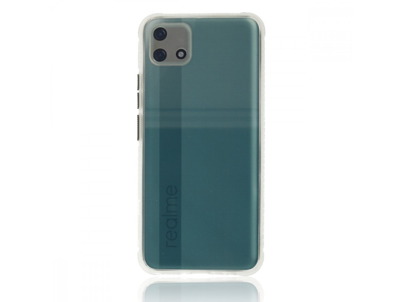 Newface Realme C11 2021 Kılıf Miami Şeffaf Silikon - Şeffaf
