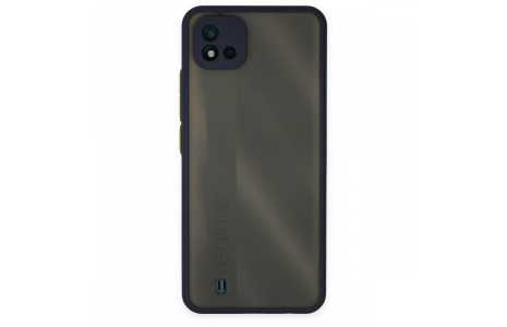 Newface Realme C11 2021 Kılıf Montreal Silikon Kapak - Lacivert