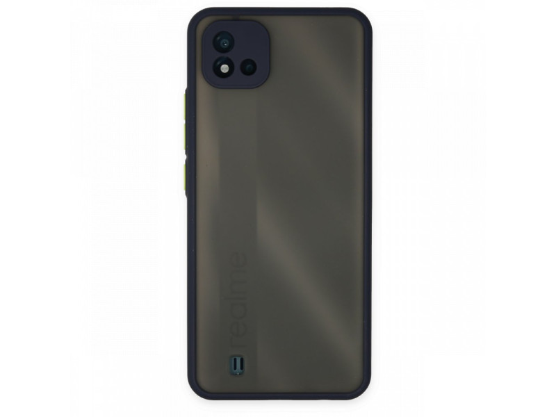 Newface Realme C11 2021 Kılıf Montreal Silikon Kapak - Lacivert