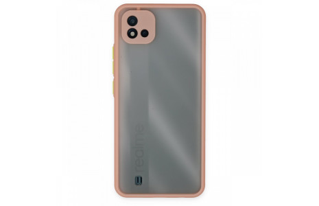 Newface Realme C11 2021 Kılıf Montreal Silikon Kapak - Pembe