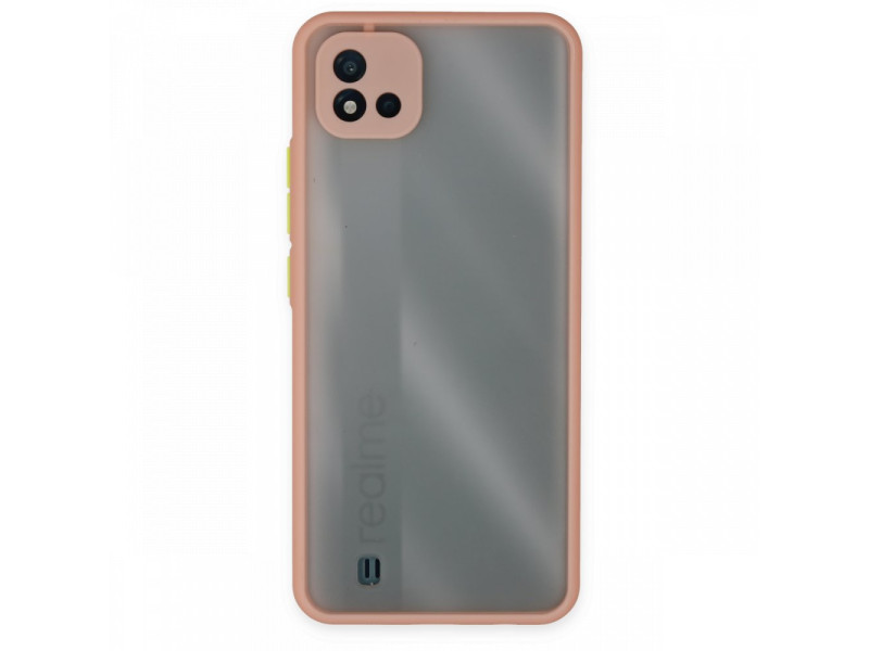 Newface Realme C11 2021 Kılıf Montreal Silikon Kapak - Pembe