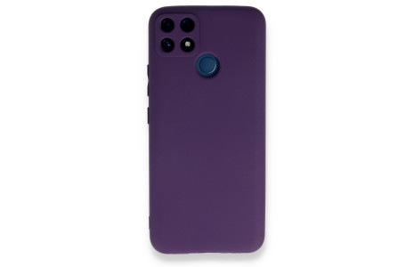 Newface Realme C25s Kılıf First Silikon - Mor