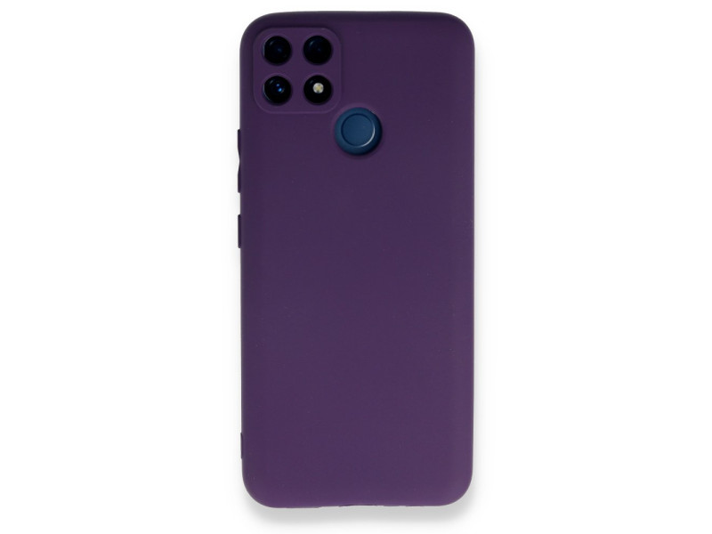 Newface Realme C25s Kılıf First Silikon - Mor