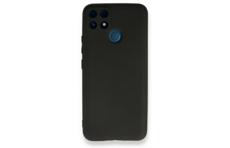 Newface Realme C25s Kılıf First Silikon - Siyah