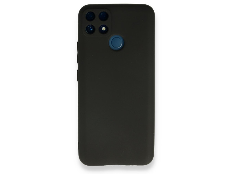 Newface Realme C25s Kılıf First Silikon - Siyah