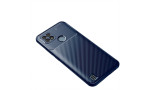 Newface Realme C25s Kılıf Focus Karbon Silikon - Lacivert