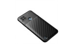 Newface Realme C25s Kılıf Focus Karbon Silikon - Siyah