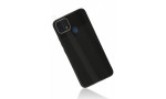 Newface Realme C25s Kılıf Glass Kapak - Siyah