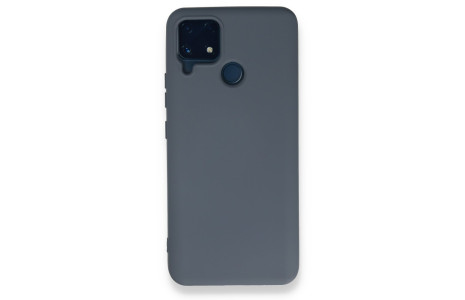 Newface Realme C25s Kılıf Nano içi Kadife Silikon - Gri
