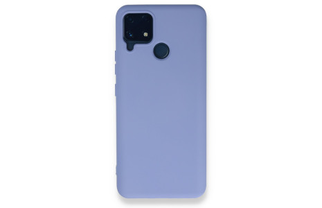 Newface Realme C25s Kılıf Nano içi Kadife Silikon - Lila