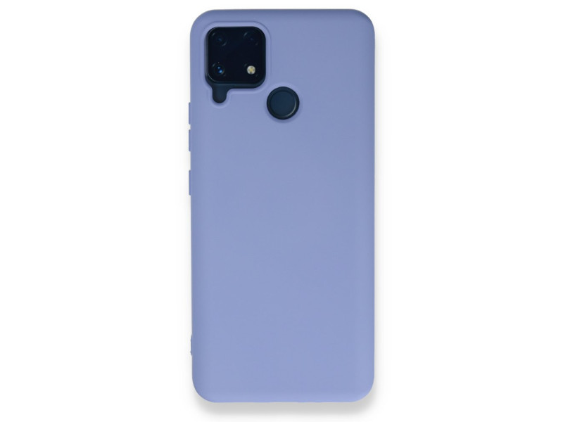 Newface Realme C25s Kılıf Nano içi Kadife Silikon - Lila
