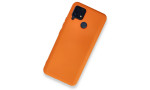 Newface Realme C25s Kılıf Nano içi Kadife Silikon - Turuncu
