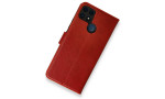 Newface Realme C25s Kılıf Trend S Plus Kapaklı Kılıf - Kırmızı