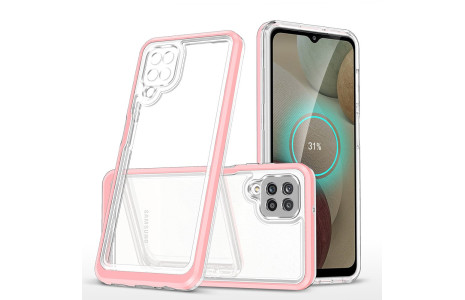 Newface Samsung Galaxy A22 Kılıf Lims Silikon - Pembe