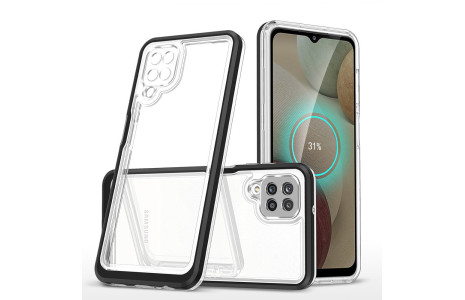 Newface Samsung Galaxy A22 Kılıf Lims Silikon - Siyah
