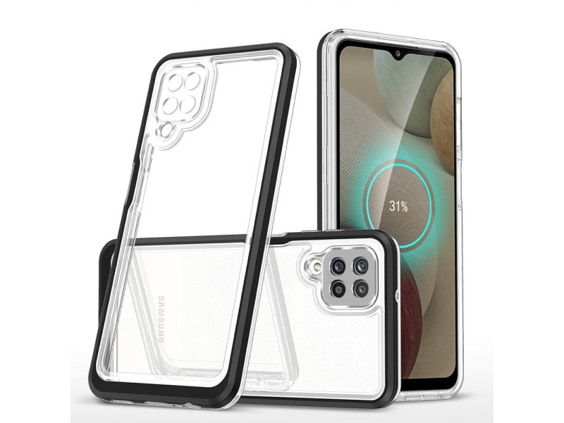 Newface Samsung Galaxy A22 Kılıf Lims Silikon - Siyah