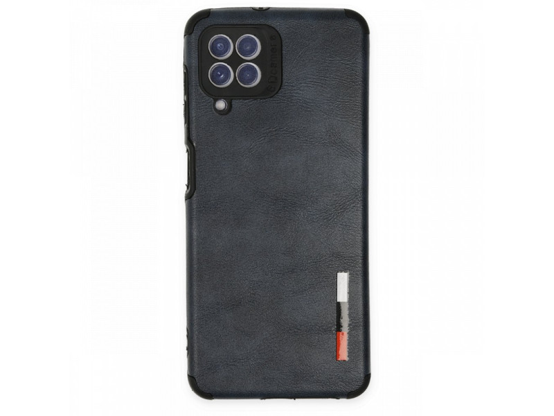 Newface Samsung Galaxy A22 Kılıf Loop Deri Silikon - Lacivert