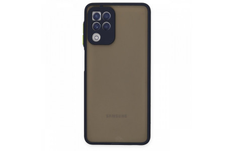 Newface Samsung Galaxy A22 Kılıf Montreal Silikon Kapak - Lacivert