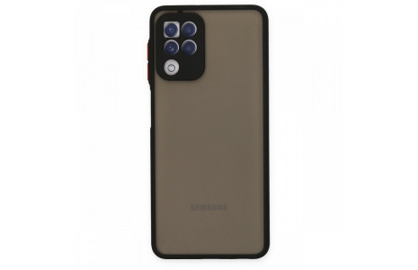 Newface Samsung Galaxy A22 Kılıf Montreal Silikon Kapak - Siyah