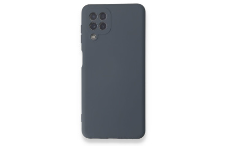 Newface Samsung Galaxy A22 Kılıf Nano içi Kadife Silikon - Gri