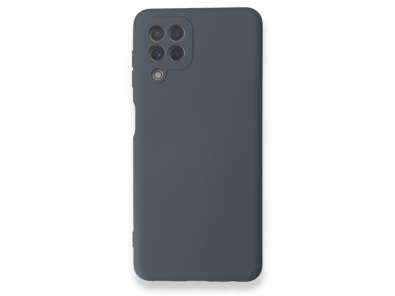 Newface Samsung Galaxy M32 Kılıf Nano içi Kadife Silikon - Gri