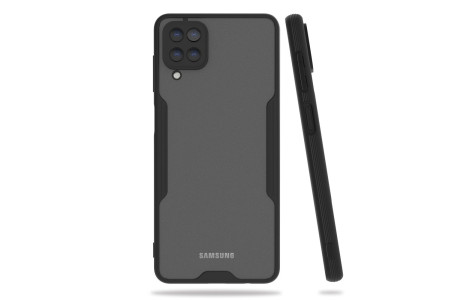 Newface Samsung Galaxy A22 Kılıf Platin Silikon - Siyah