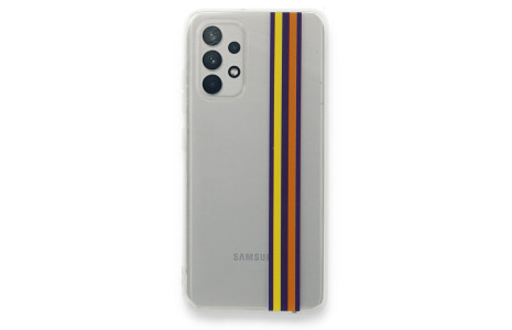 Newface Samsung Galaxy A32 Kılıf Prime Silikon - Sarı-Turuncu