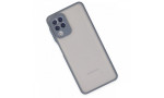 Newface Samsung Galaxy M32 Kılıf Montreal Silikon Kapak - Gri