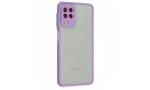 Newface Samsung Galaxy M32 Kılıf Montreal Silikon Kapak - Mor