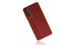 Newface Samsung Galaxy M52 5G Kılıf Glass Kapak - Bordo