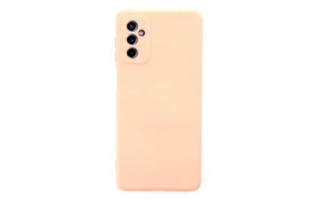 Newface Samsung Galaxy M52 5G Kılıf Nano içi Kadife Silikon - Pudra